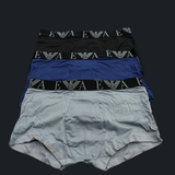 Boxer Emporio Armani TriPack Blu - Biancheria da sogno Pedata