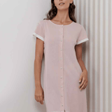 Camicia Aperta Donna Mezza Manica Andra 9917 - Biancheria da sogno Pedata
