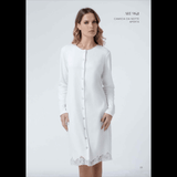 Camicia da Notte Aperta Donna Andra 9821 - Biancheria da sogno Pedata