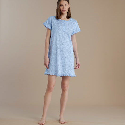Camicia da Notte Donna Noi di Notte LA3192 - Biancheria da sogno Pedata