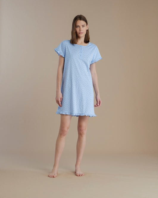 Camicia da Notte Donna Noi di Notte LA3192 - Biancheria da sogno Pedata