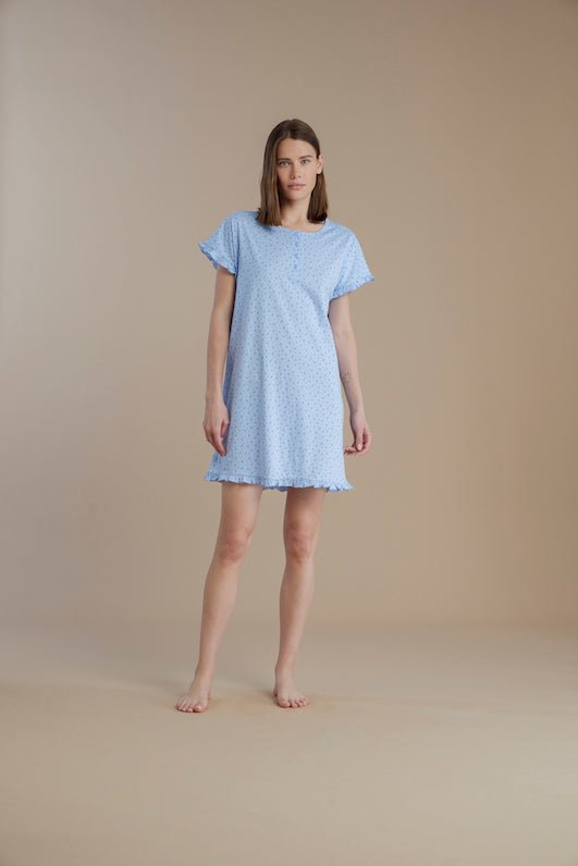 Camicia da Notte Donna Noi di Notte LA3192 - Biancheria da sogno Pedata