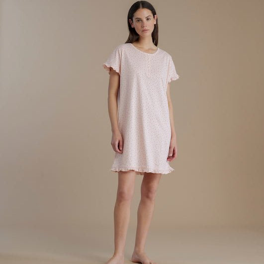 Camicia da Notte Donna Noi di Notte LA3192 - Biancheria da sogno Pedata