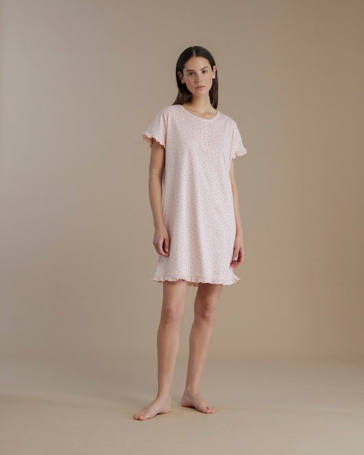 Camicia da Notte Donna Noi di Notte LA3192 - Biancheria da sogno Pedata