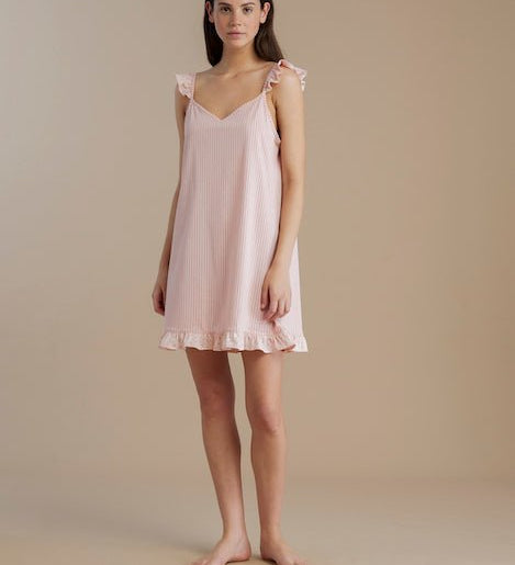 Camicia da Notte Donna Noi di Notte LA3236 - Biancheria da sogno Pedata