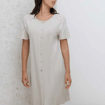 Camicia Donna Aperta Mezza Manica Amadine D3074 - Biancheria da sogno Pedata