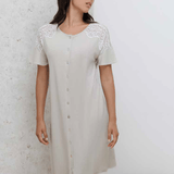 Camicia Donna Aperta Mezza Manica Amadine D3074 - Biancheria da sogno Pedata
