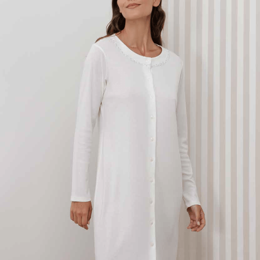 Camicia Donna Aperta M/L Andra 9901 - Biancheria da sogno Pedata