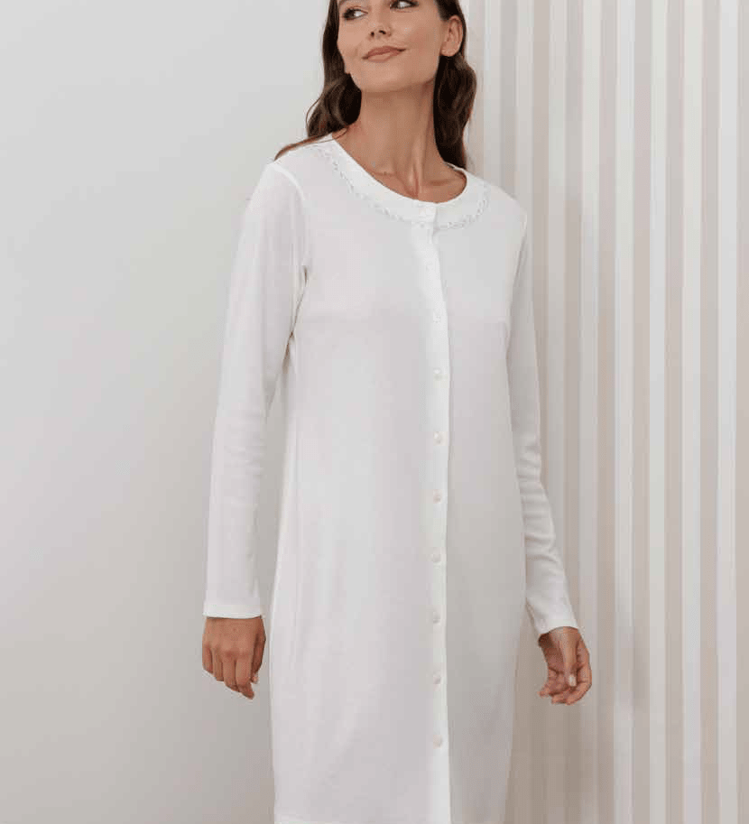 Camicia Donna Aperta M/L Andra 9901 - Biancheria da sogno Pedata