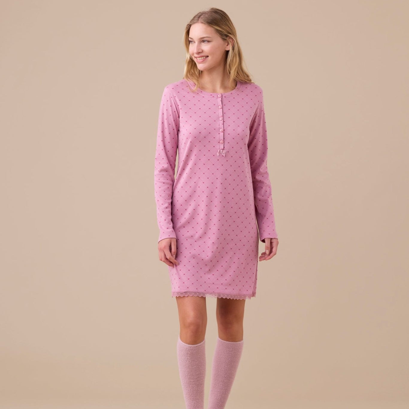 Camicia Donna Calibrata Noi Di Notte LA3442 - Biancheria da sogno Pedata