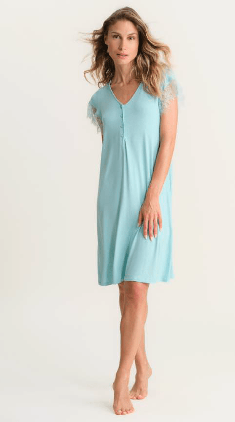 Camicia M/M Donna Serafino in Viscosa Pepita 4046 Sveva - Biancheria da sogno Pedata