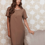 Camicia Serafino Donna Mezza Manica Andra 9965 - Biancheria da sogno Pedata