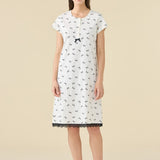 Camicia Serafino Donna M/M Noi Di Notte LA3473 - Biancheria da sogno Pedata