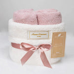 Cestino di 4 Lavette Maestri Cotonieri - Biancheria da sogno Pedata