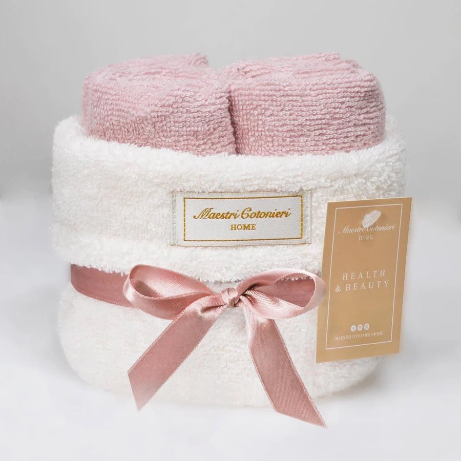 Cestino di 4 Lavette Maestri Cotonieri - Biancheria da sogno Pedata