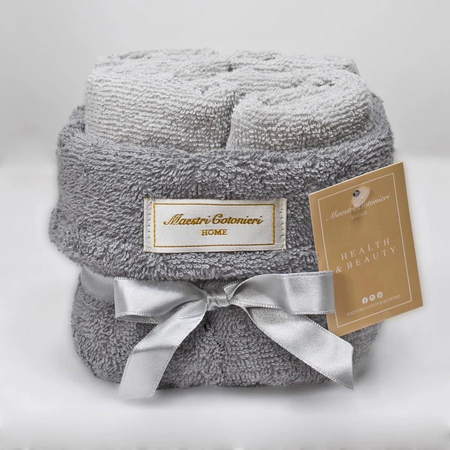 Cestino di 4 Lavette Maestri Cotonieri - Biancheria da sogno Pedata