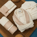 Completo Bagno 8Pz Battaglia Laura - Biancheria da sogno Pedata