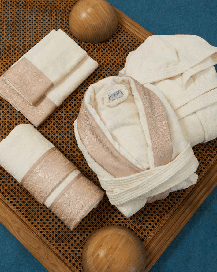 Completo Bagno 8Pz Battaglia Laura - Biancheria da sogno Pedata