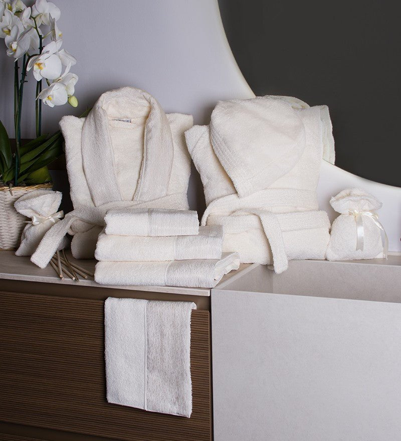 Completo Bagno 8Pz Battaglia Tanit - Biancheria da sogno Pedata