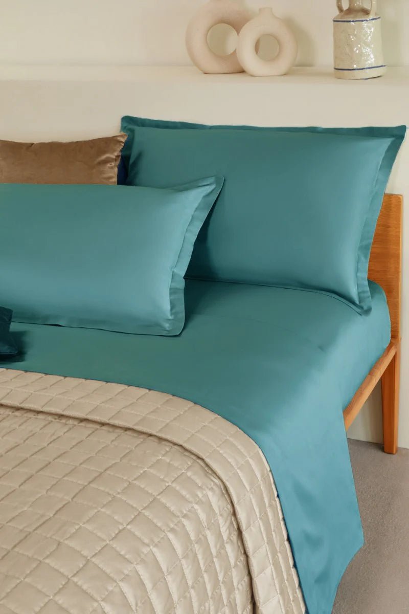 Completo Lenzuolo Gioiello Matrimoniale Neith - Biancheria da sogno Pedata