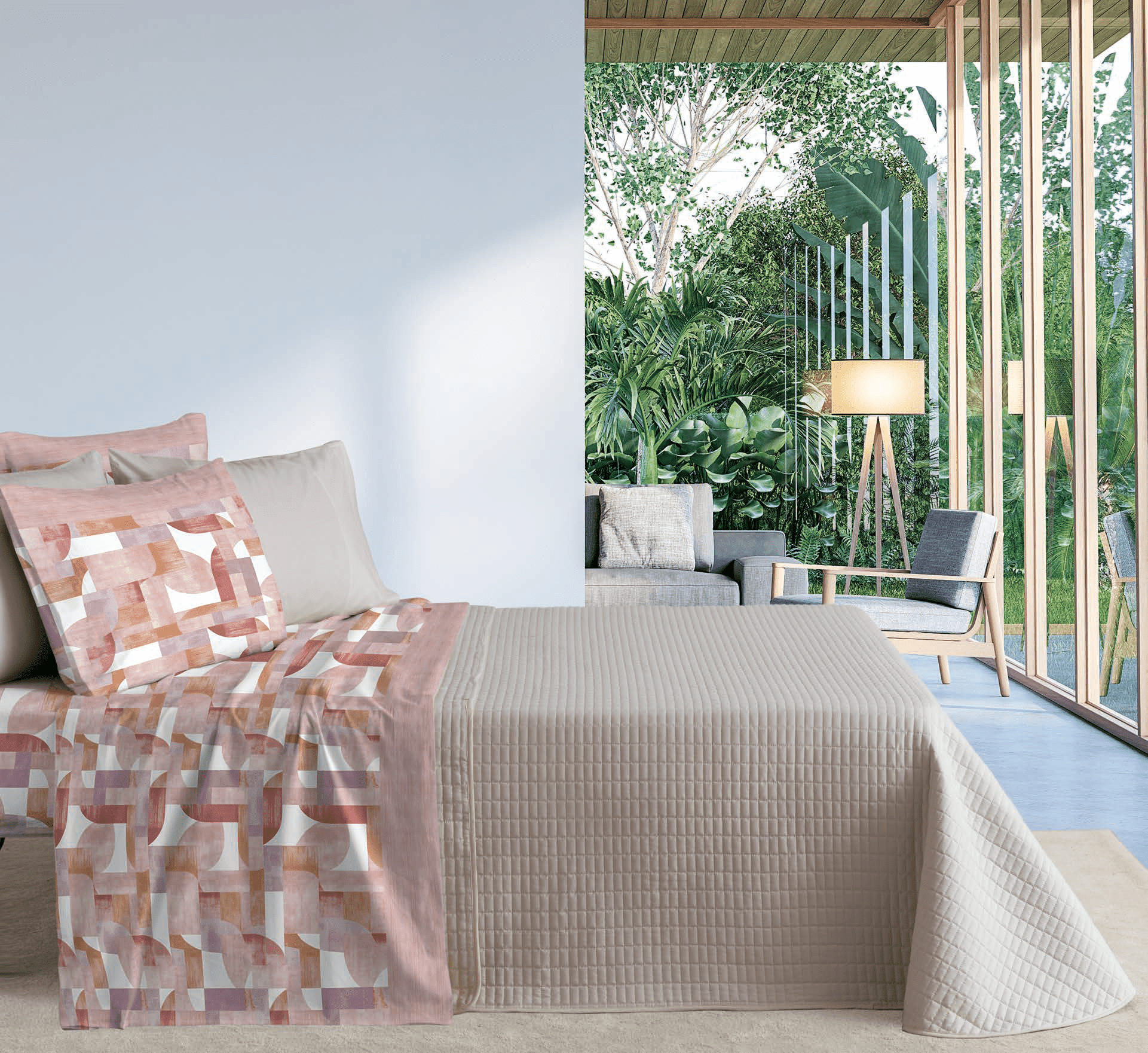 Completo Letto Linea Oro Lennart Singolo - Biancheria da sogno Pedata