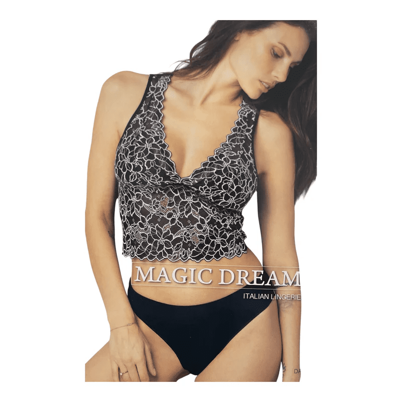 Coordinato Donna Canotta + Brasiliana Magic Dream 8965 - Biancheria da sogno Pedata