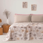 Coperta Matrimoniale 250x250 Linea Oro Marta - Biancheria da sogno Pedata