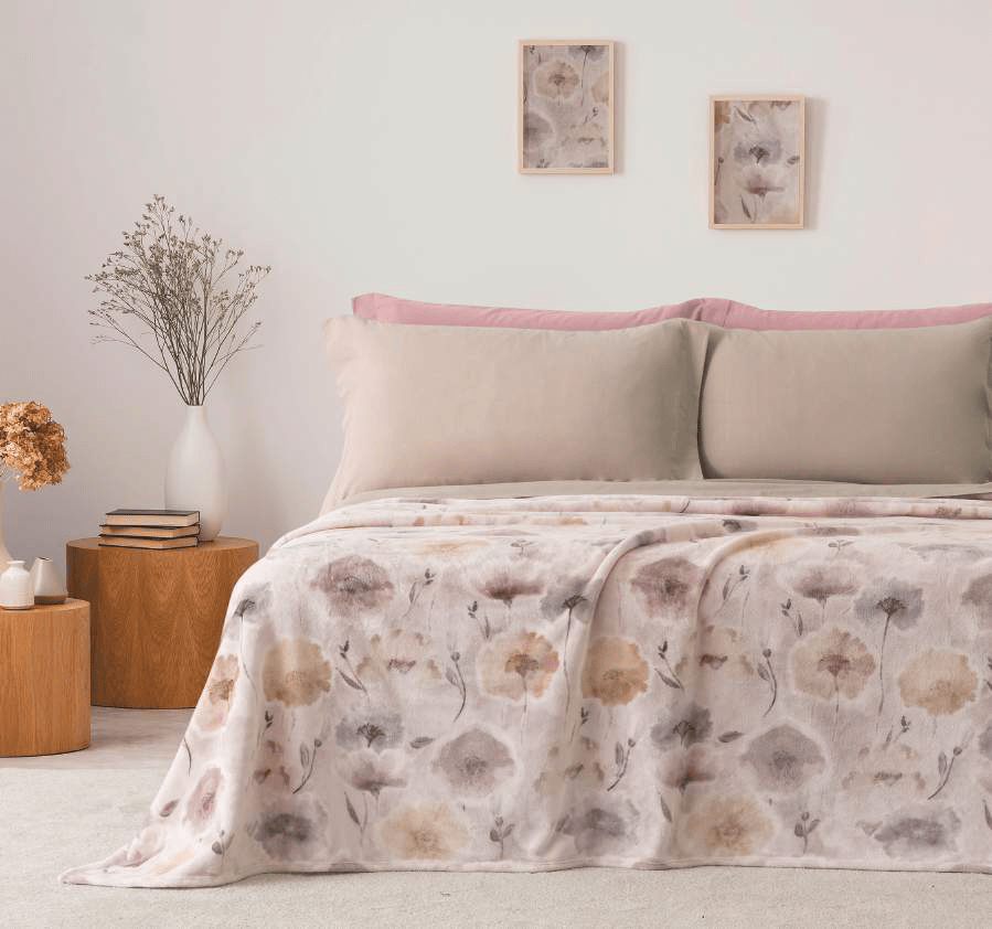 Coperta Matrimoniale 250x250 Linea Oro Marta - Biancheria da sogno Pedata