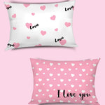 Coppia di Federe In Raso Camomilla Love Me - Biancheria da sogno Pedata