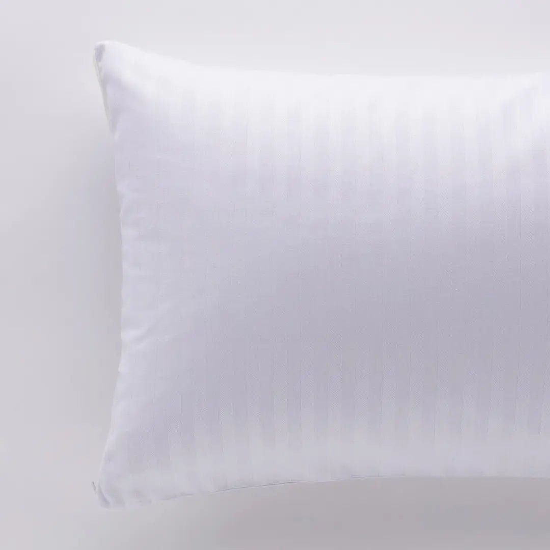 Coppia Federe Damasco Con Cerniera Botticelli Rigato - Biancheria da sogno Pedata