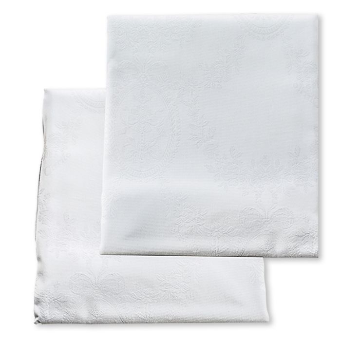 Coppia Federe Damasco Con Cerniera Cirrito Maria Teresa Palermo - Biancheria da sogno Pedata