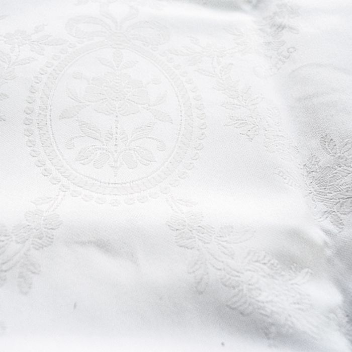 Coppia Federe Damasco Con Cerniera Cirrito Maria Teresa Palermo - Biancheria da sogno Pedata