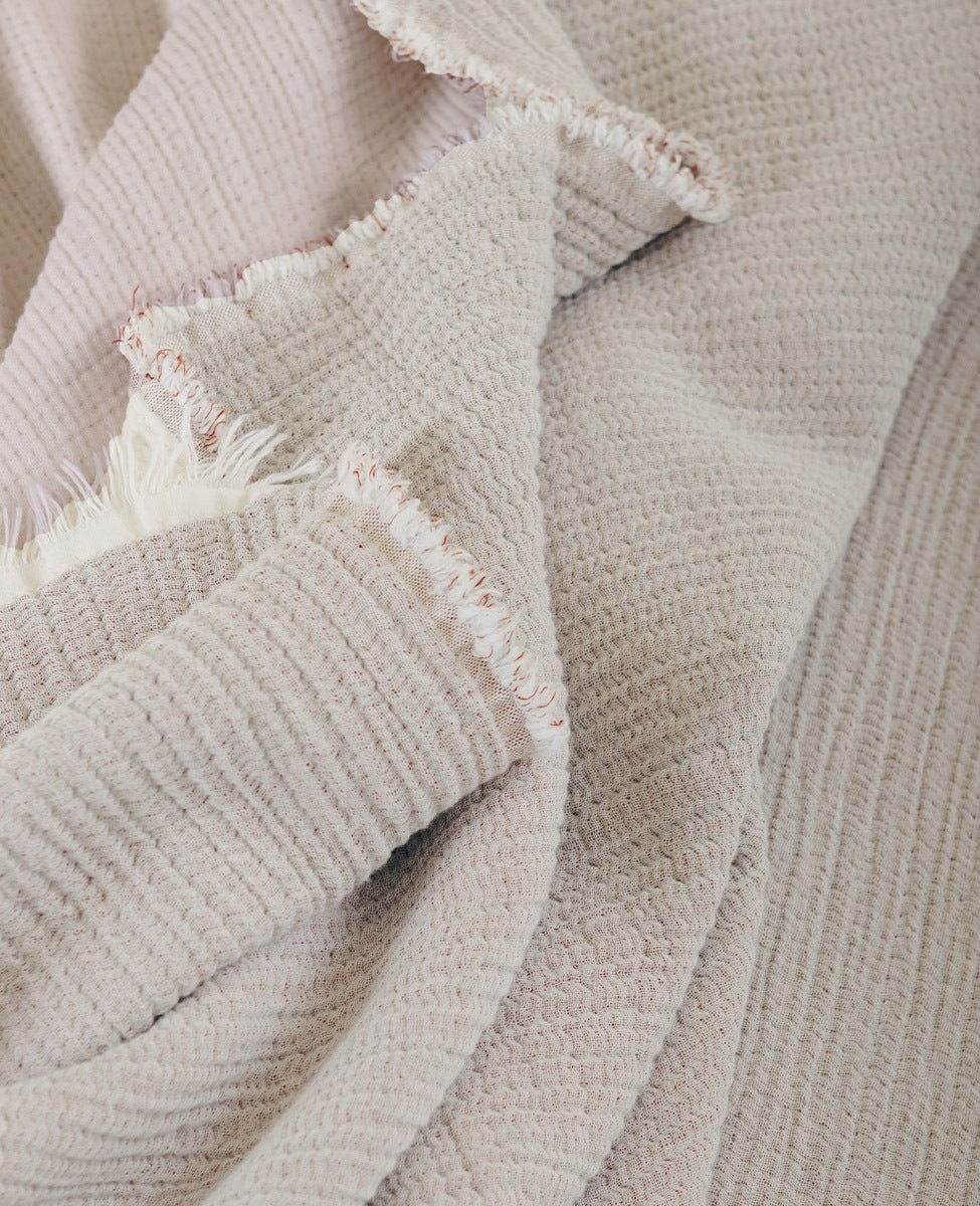 Copriletto Liscio Ostuni Matrimoniale Dondi - Biancheria da sogno Pedata