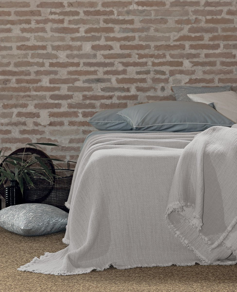 Copriletto Liscio Ostuni Matrimoniale Dondi - Biancheria da sogno Pedata