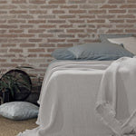 Copriletto Liscio Ostuni Matrimoniale Dondi - Biancheria da sogno Pedata