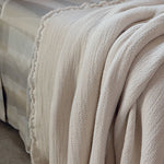 Copriletto Liscio Ostuni Matrimoniale Dondi - Biancheria da sogno Pedata