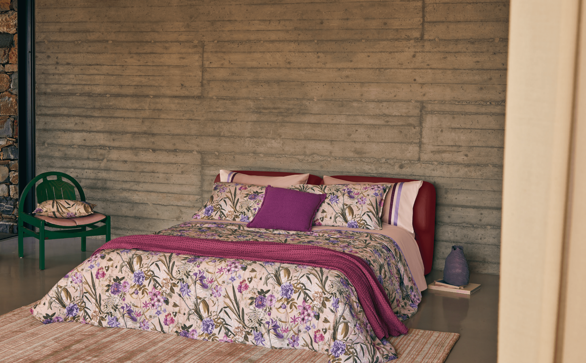 Copriletto Matrimoniale 270x270 Fazzini Vanitas - Biancheria da sogno Pedata