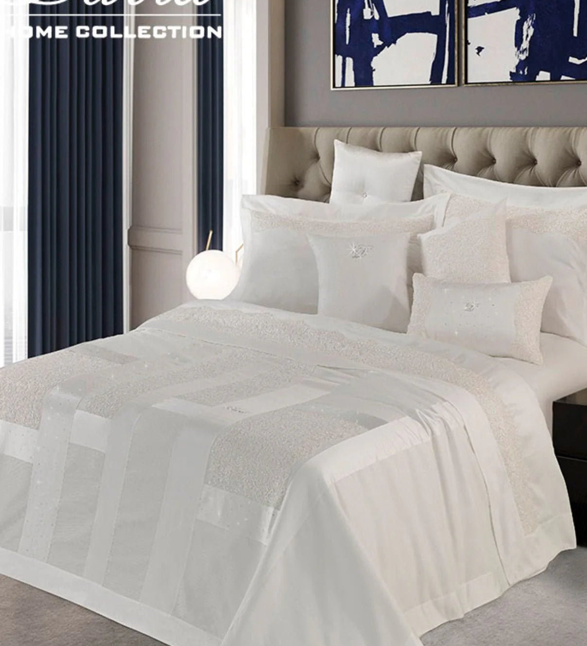 Copriletto Matrimoniale 270x270cm David Emozione - Biancheria da sogno Pedata