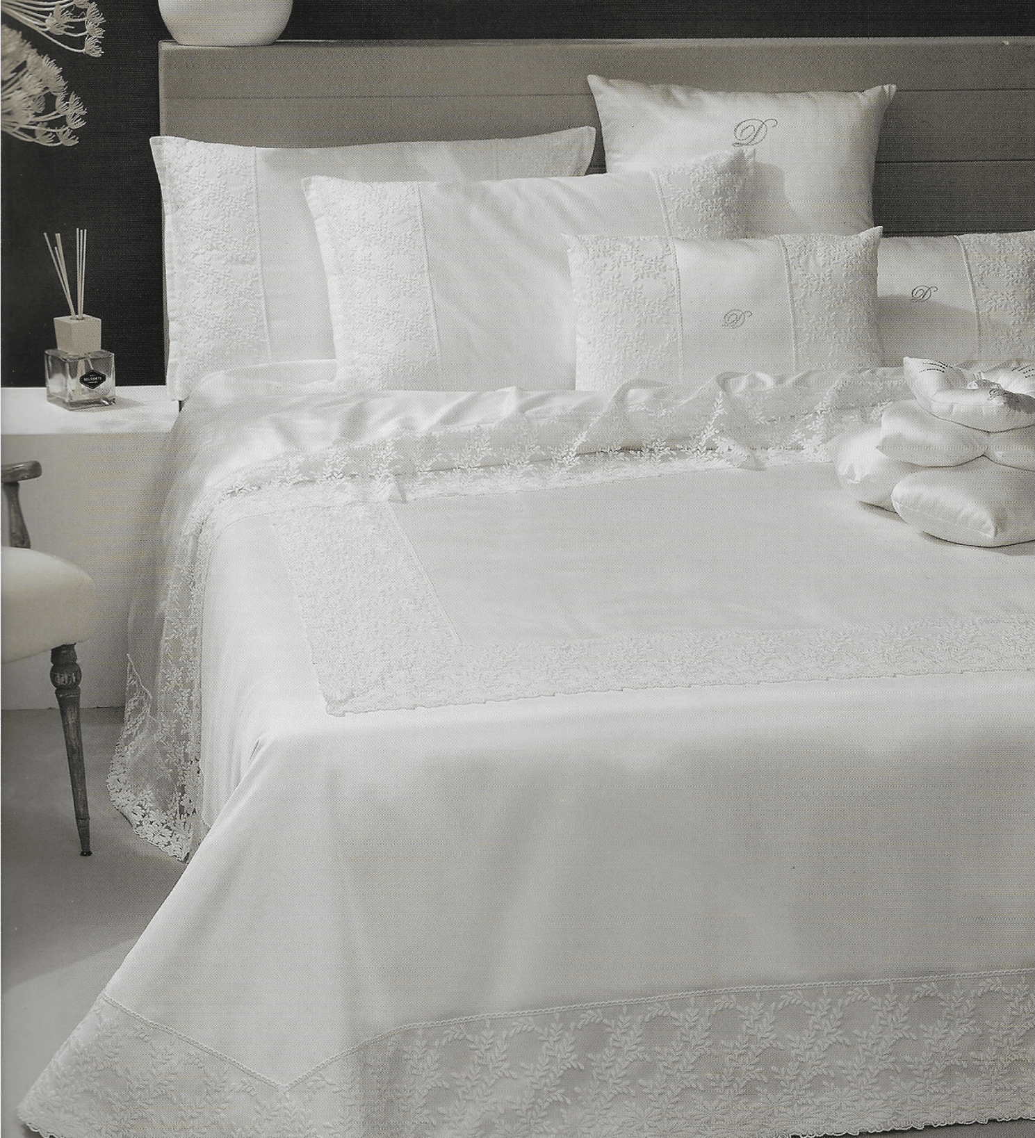 Copriletto Matrimoniale David Ginevra - Biancheria da sogno Pedata