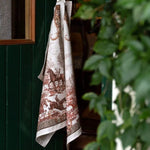 Cottage Canovaccio da Cucina in Lino Tessitura Toscana - Biancheria da sogno Pedata