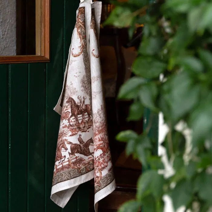 Cottage Canovaccio da Cucina in Lino Tessitura Toscana - Biancheria da sogno Pedata