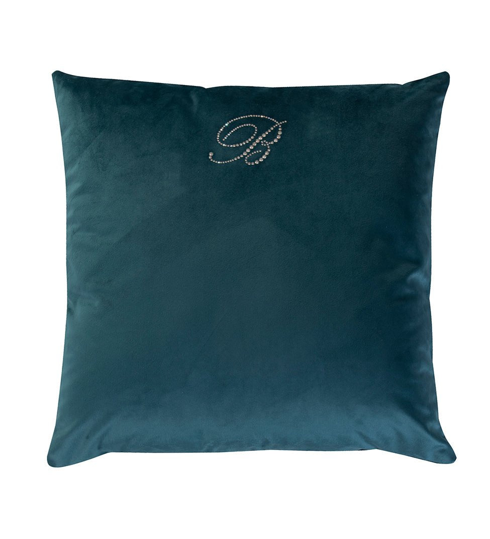Cuscino 42x42 Blumarine Blu Velvet - Biancheria da sogno Pedata