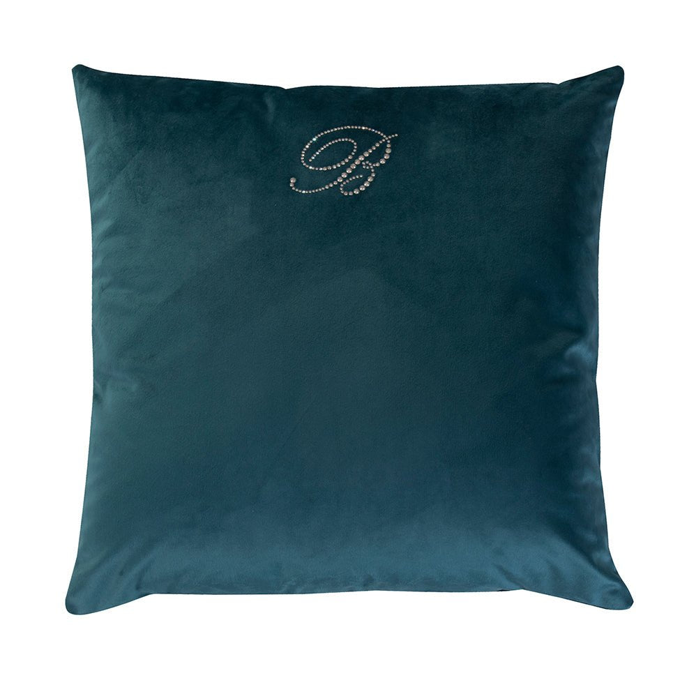 Cuscino 42x42 Blumarine Blu Velvet - Biancheria da sogno Pedata