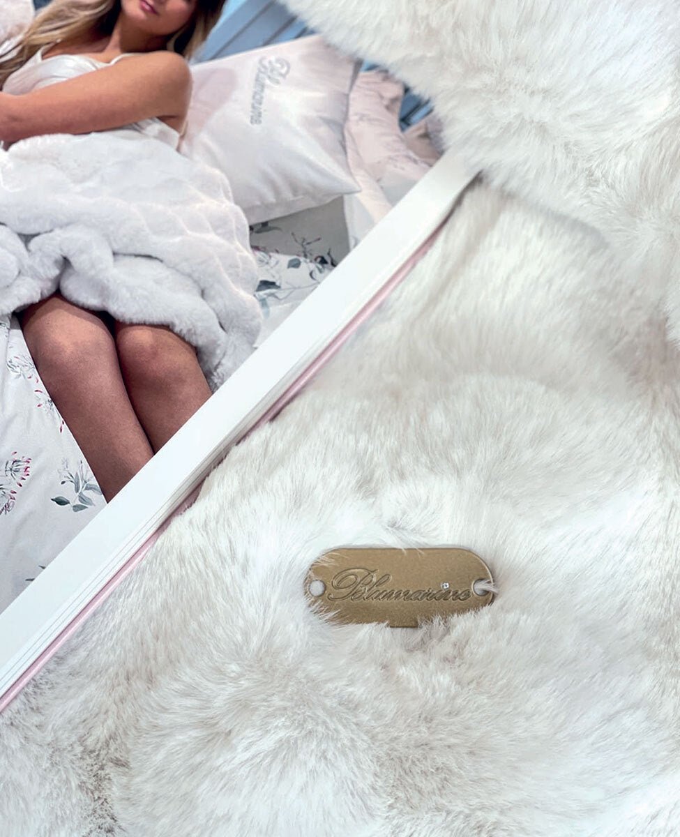 Cuscino Ecopelliccia 42x42 Blumarine Diamant - Biancheria da sogno Pedata