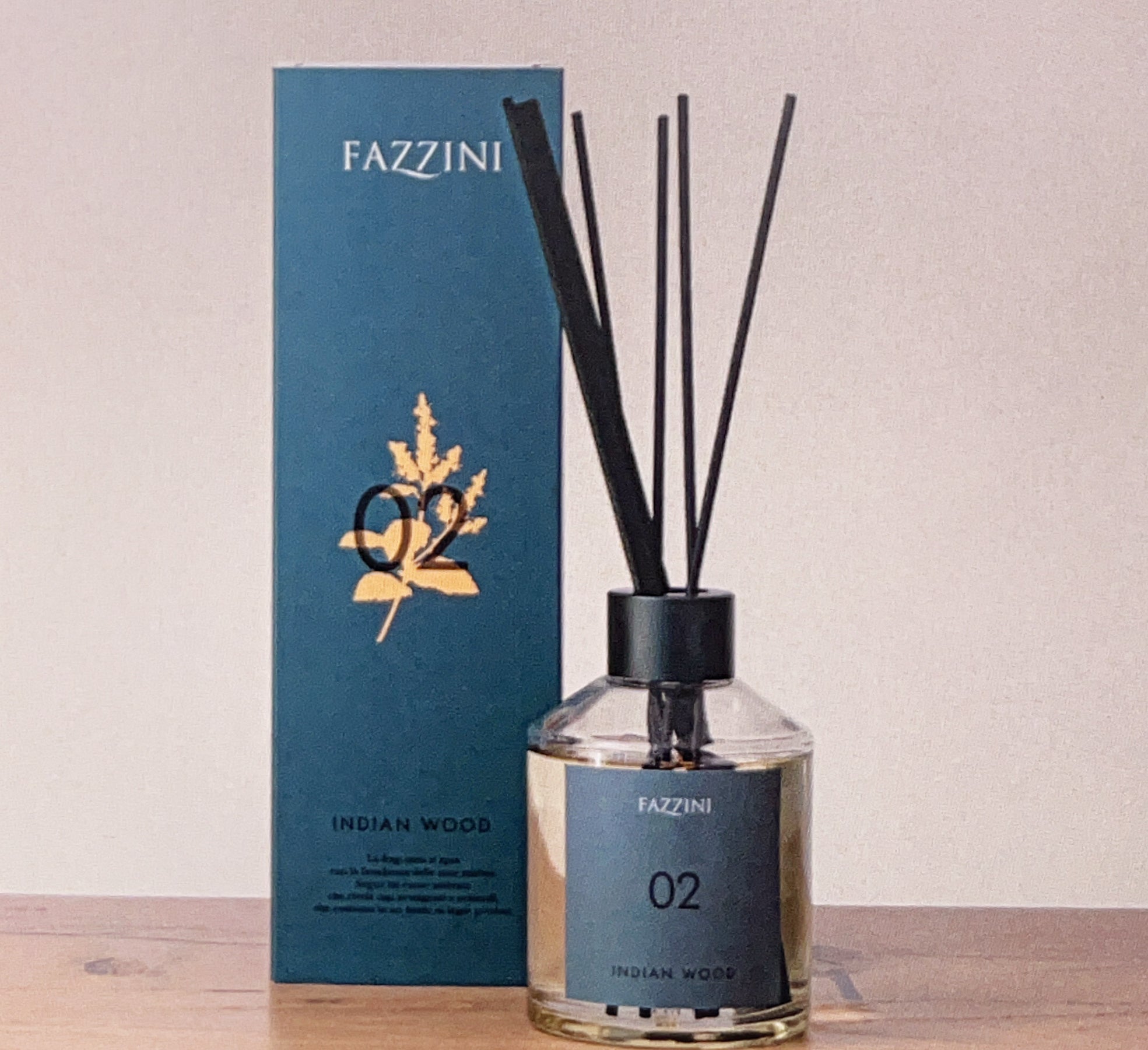 Diffusore Fazzini 250ml - Indian Wood - Biancheria da sogno Pedata