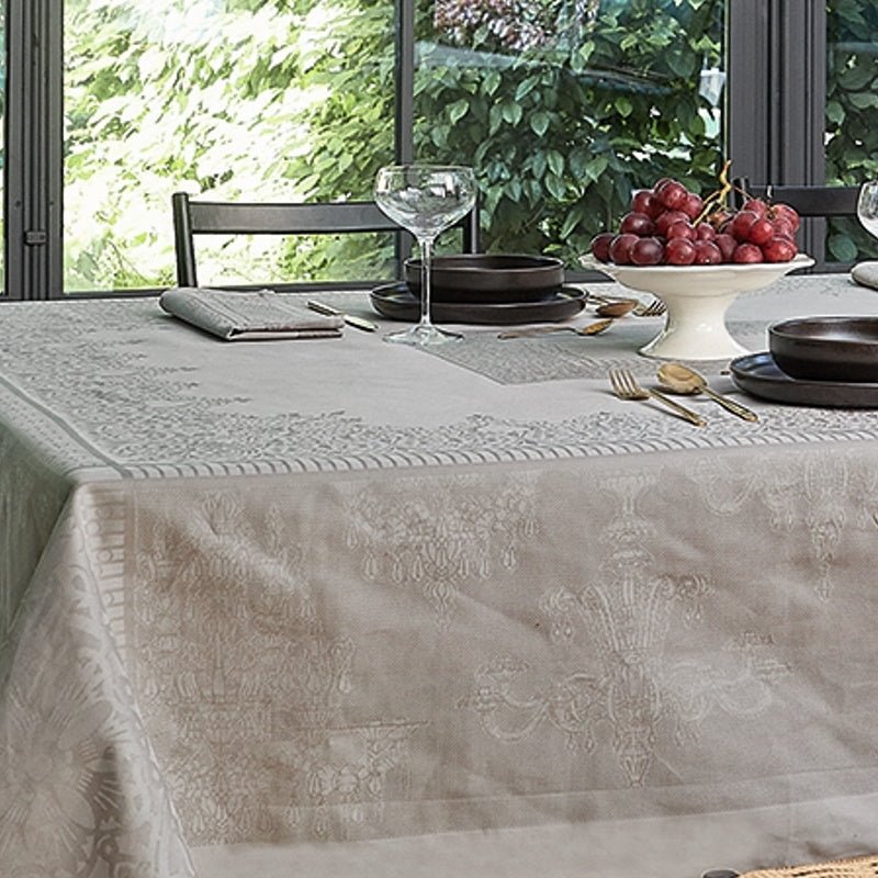 Fazzini Tovaglia 180x280Cm in Cotone Aubergine - Biancheria da sogno Pedata