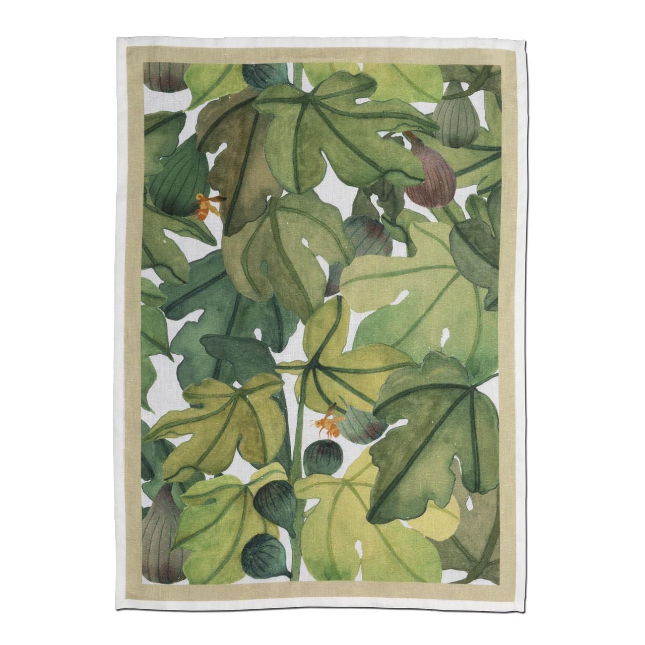 Ficus Canovaccio da Cucina in Lino Tessitura Toscana - Biancheria da sogno Pedata