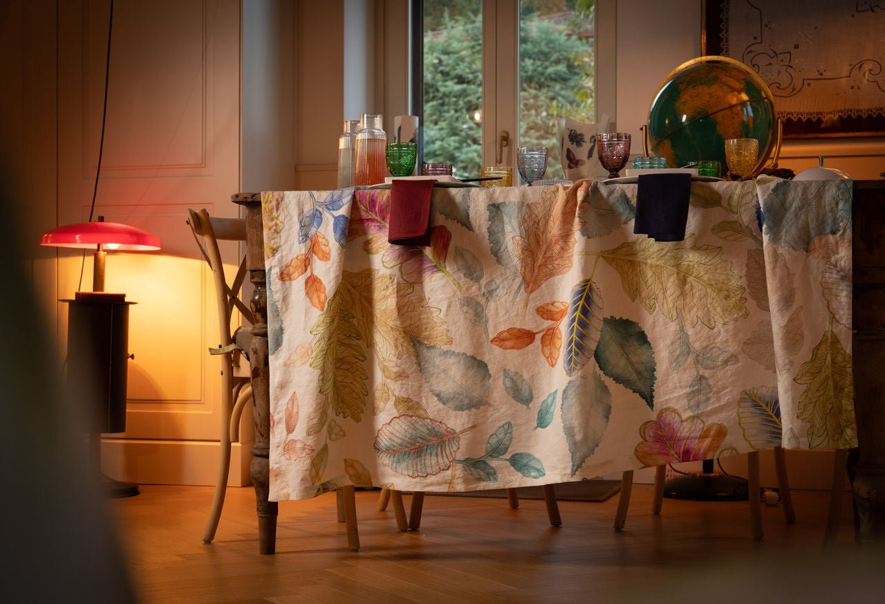 Foliage Runner Tessitura Toscana 45x170 - Biancheria da sogno Pedata