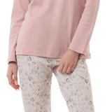 Jamas Pigiama Serafino C. Cotone Donna IJD322 - Biancheria da sogno Pedata