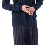 Jamas Pigiama Uomo Serafino Interlock IJ9540 - Biancheria da sogno Pedata